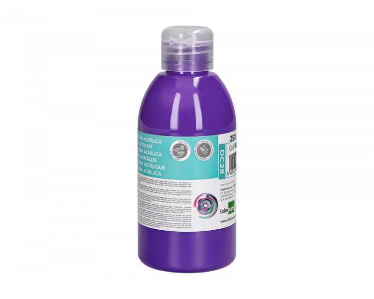 Pintura acrilica liderpapel bote de 250 ml violeta