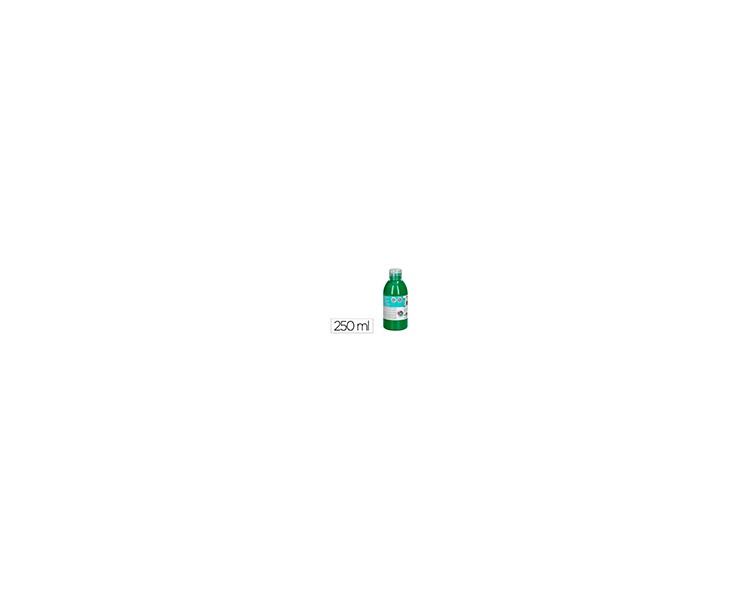 Pintura acrilica liderpapel bote de 250 ml verde oscuro