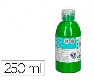Pintura acrilica liderpapel bote de 250 ml verde