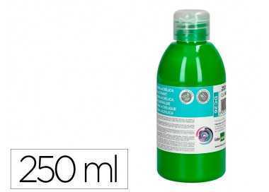 Pintura acrilica liderpapel bote de 250 ml verde