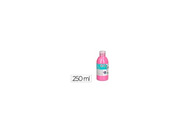 Pintura acrilica liderpapel bote de 250 ml rosa