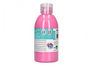 Pintura acrilica liderpapel bote de 250 ml rosa