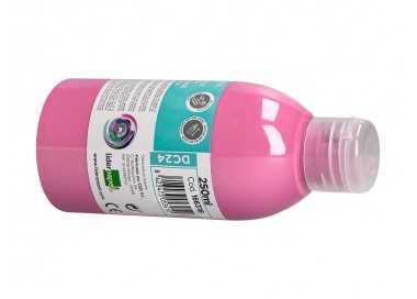 Pintura acrilica liderpapel bote de 250 ml rosa