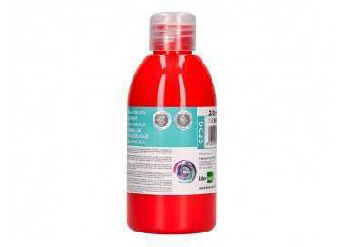 Pintura acrilica liderpapel bote de 250 ml rojo