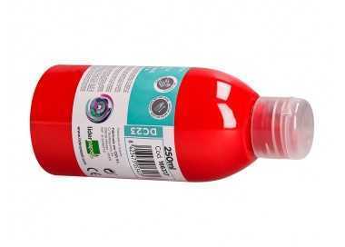 Pintura acrilica liderpapel bote de 250 ml rojo