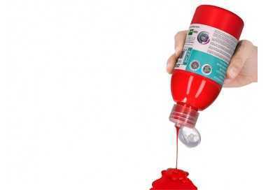 Pintura acrilica liderpapel bote de 250 ml rojo