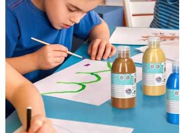 Pintura acrilica liderpapel bote de 250 ml naranja