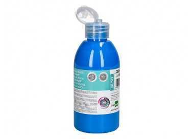 Pintura acrilica liderpapel bote de 250 ml cian