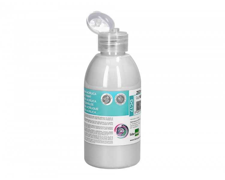 Pintura acrilica liderpapel bote de 250 ml blanco