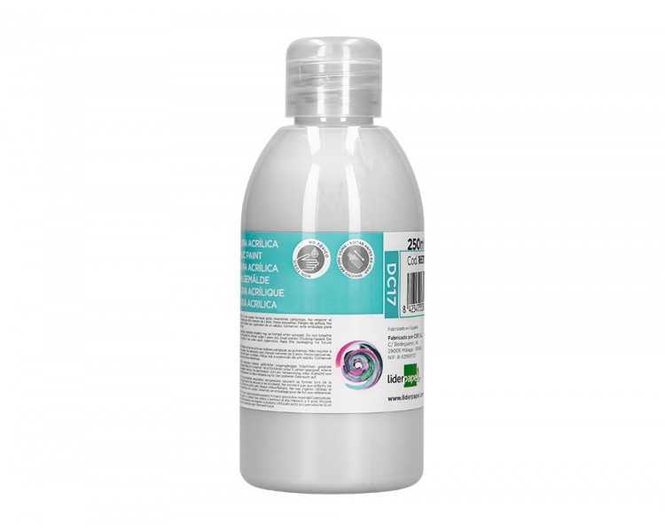 Pintura acrilica liderpapel bote de 250 ml blanco