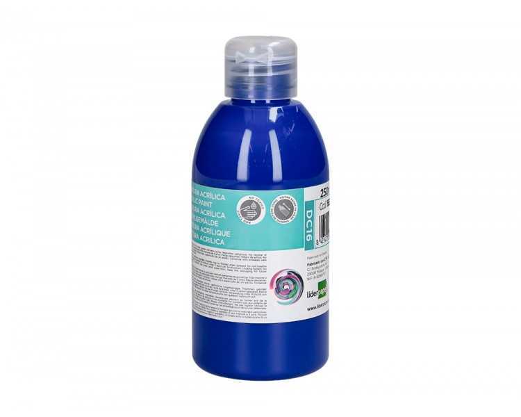 Pintura acrilica liderpapel bote de 250 ml azul ultramar
