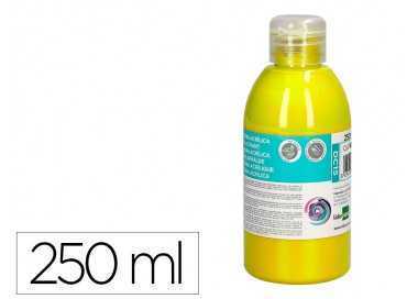 Pintura acrilica liderpapel bote de 250 ml amarillo