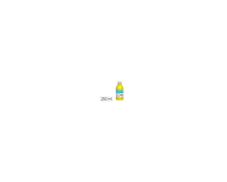 Pintura acrilica liderpapel bote de 250 ml amarillo