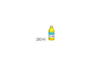Pintura acrilica liderpapel bote de 250 ml amarillo