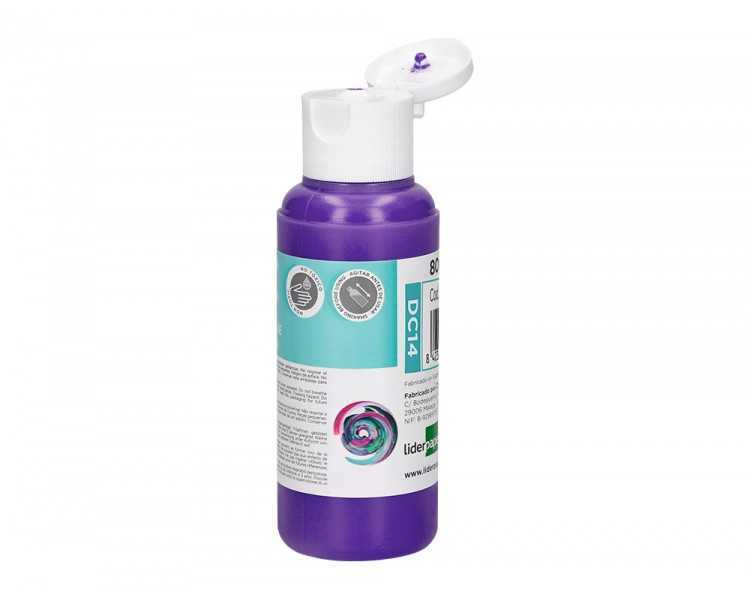 Pintura acrilica liderpapel bote de 80 ml violeta