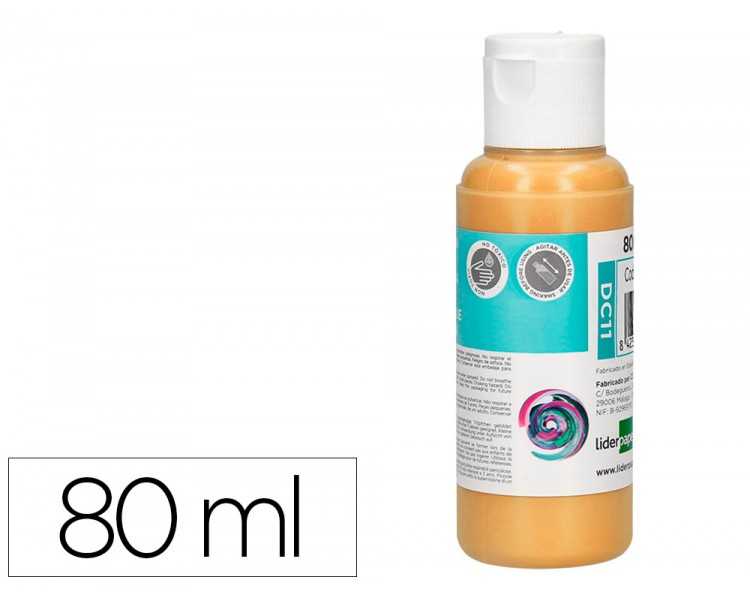 Pintura acrilica liderpapel bote de 80 ml carne