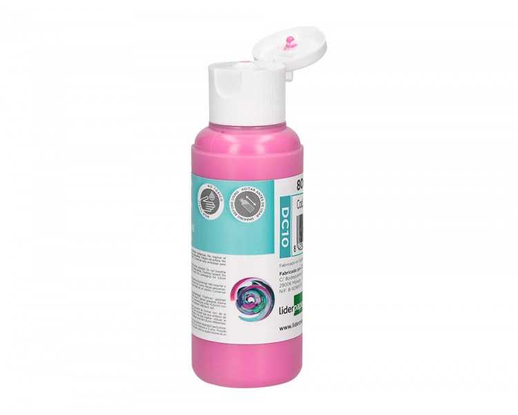 Pintura acrilica liderpapel bote de 80 ml rosa