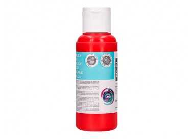 Pintura acrilica liderpapel bote de 80 ml rojo
