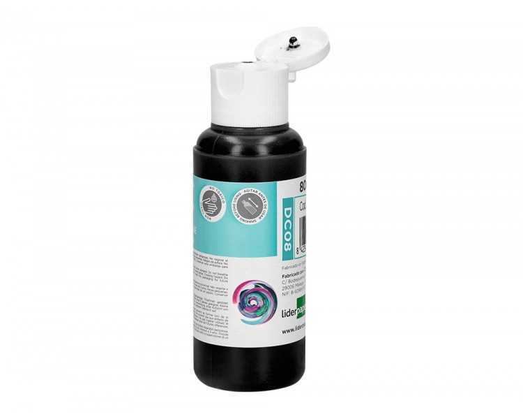 Pintura acrilica liderpapel bote de 80 ml negro