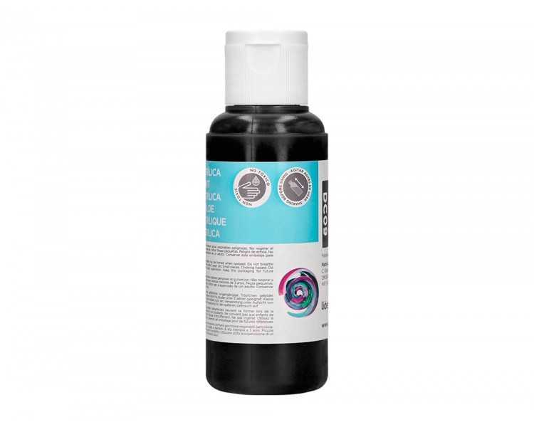 Pintura acrilica liderpapel bote de 80 ml negro