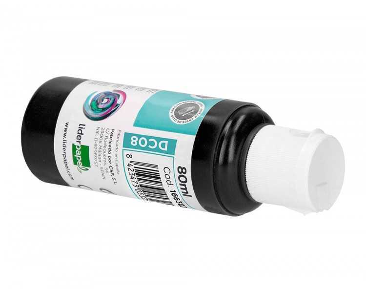 Pintura acrilica liderpapel bote de 80 ml negro