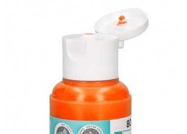 Pintura acrilica liderpapel bote de 80 ml naranja
