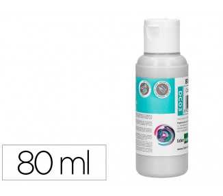 Pintura acrilica liderpapel bote de 80 ml blanco