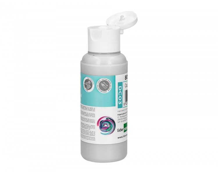 Pintura acrilica liderpapel bote de 80 ml blanco