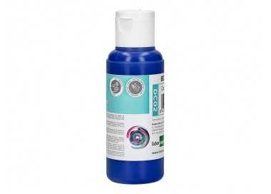 Pintura acrilica liderpapel bote de 80 ml azul ultramar