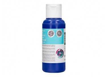 Pintura acrilica liderpapel bote de 80 ml azul ultramar