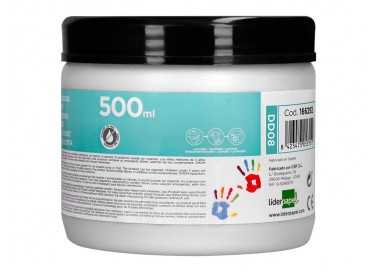 Pintura dedos liderpapel tarrina de 500 ml blanco