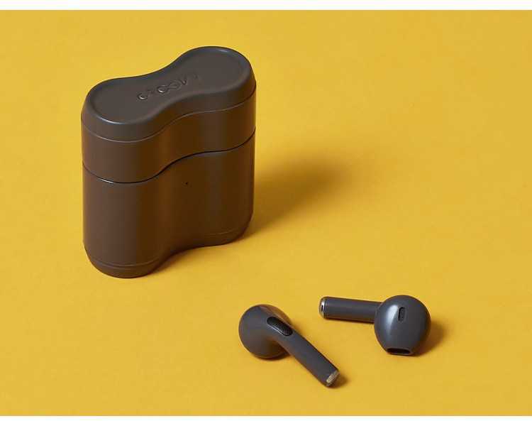 Auriculares groovy tws wireless color gris oscuro