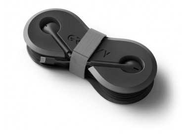 Auriculares groovy con microfono y estuche conector tipo-c color negro
