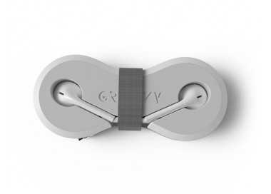 Auriculares groovy con microfono y estuche conector jack 3,5 mm color blanco
