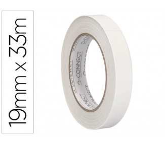 Cinta adhesiva q-connect doble cara 33 mt x 19 mm