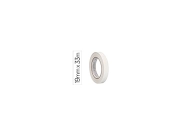 Cinta adhesiva q-connect doble cara 33 mt x 19 mm