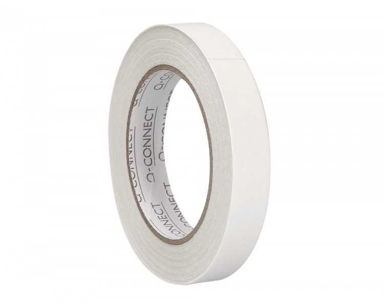 Cinta adhesiva q-connect doble cara 33 mt x 19 mm