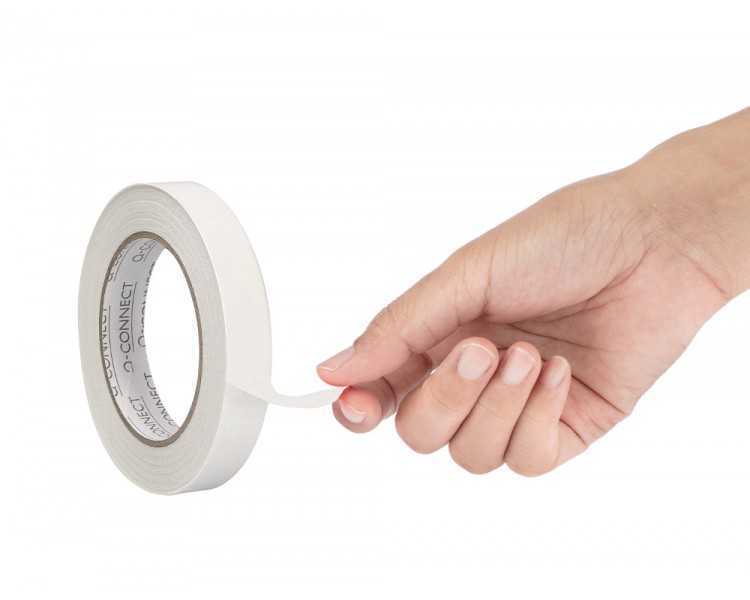 Cinta adhesiva q-connect doble cara 33 mt x 19 mm
