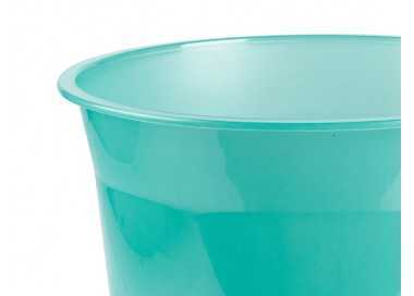 Papelera plastico liderpapel menta translucido 13 litros 275x285 mm Papelera plastico liderpapel menta translucido 13 litros 275x285 mm