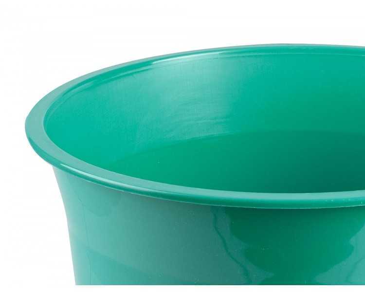 Papelera plastico liderpapel menta opaco 13 litros 275x285 mm