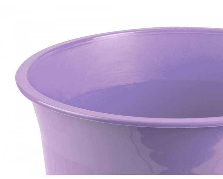 Papelera plastico liderpapel lavanda opaco 13 litros 275x285 mm