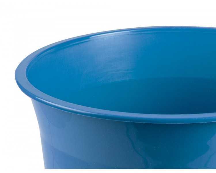 Papelera plastico liderpapel celeste opaco 13 litros 275x285 mm