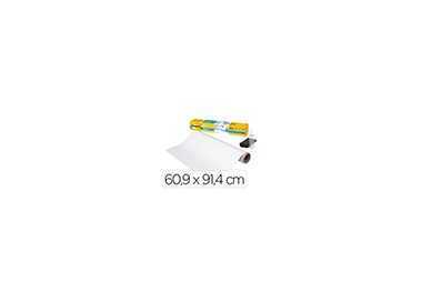 Pizarra blanca post-it super sticky flex adhesiva removible rollo 60,9x91,4 cm