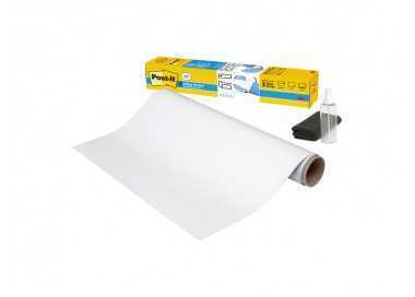 Pizarra blanca post-it super sticky flex adhesiva removible rollo 60,9x91,4 cm