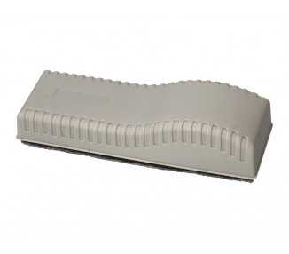 Borrador q-connect magnetico para pizarra blanca con recambio de fieltro reemplazable 15x5,5x4,5 cm
