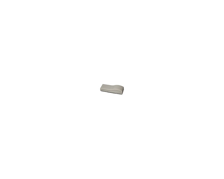 Borrador q-connect magnetico para pizarra blanca con recambio de fieltro reemplazable 15x5,5x4,5 cm