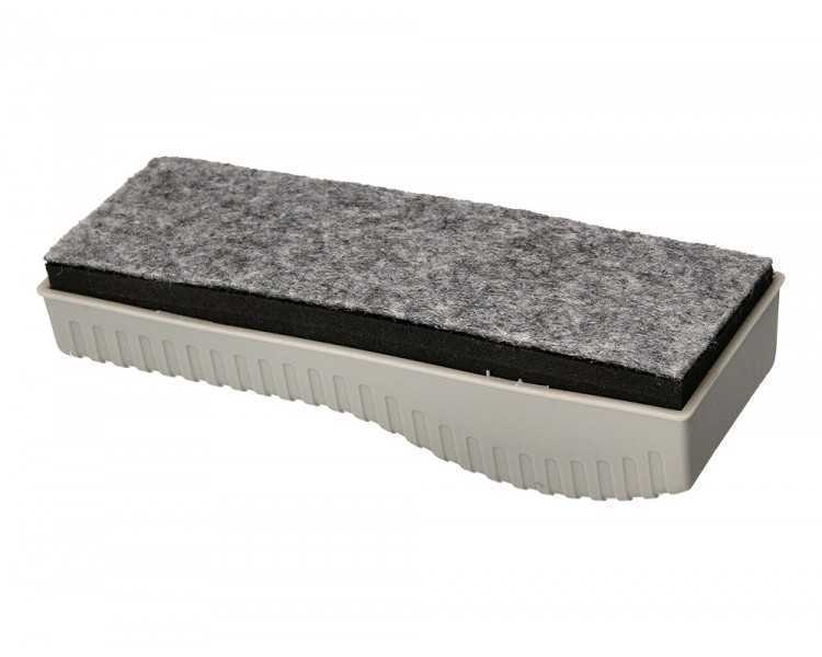 Borrador q-connect magnetico para pizarra blanca con recambio de fieltro reemplazable 15x5,5x4,5 cm