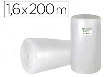 Plastico burbuja liderpapel ecouse 1.60x200m 30% de plastico reciclado