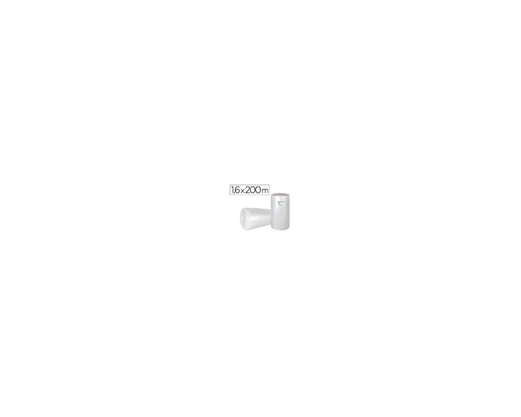Plastico burbuja liderpapel ecouse 1.60x200m 30% de plastico reciclado