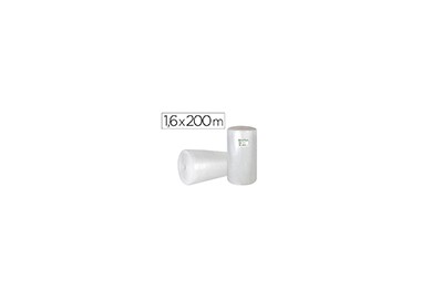 Plastico burbuja liderpapel ecouse 1.60x200m 30% de plastico reciclado